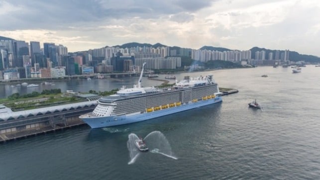 Ovation of the Seas in Hong Kong