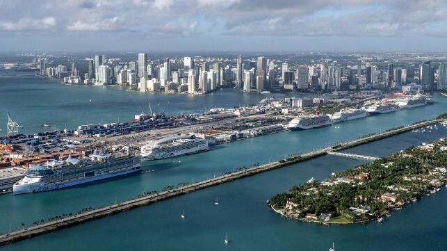 PortMiami cruise ships
