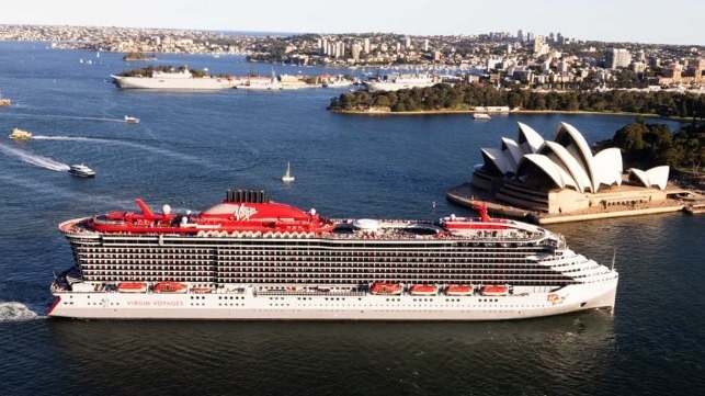 Virgin cruise ship Australia