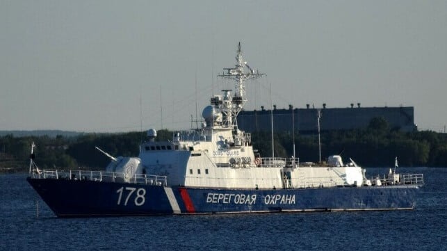 Russian patrol boat