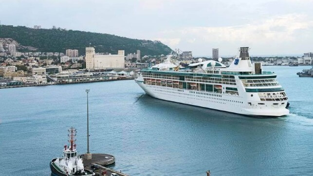 cruise ship in Haifa