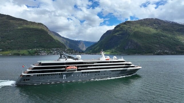 cruise ship Norwegian fjord
