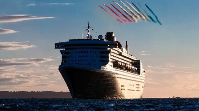 Cunard Queens and the Red Arrows