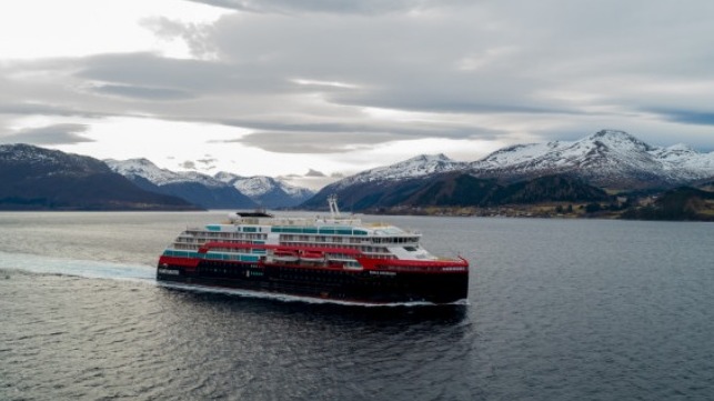 Photo: UAVPIC.COM/Tor Erik Kvalsvik/Kleven/Hurtigruten