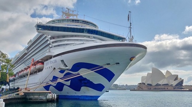 file photo of Ruby Princess in Sydney