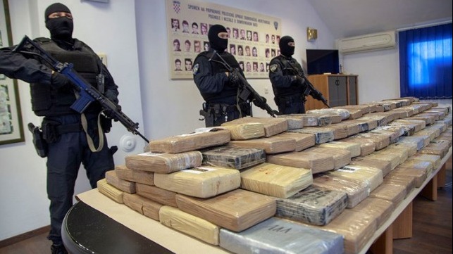 cocaine seizure in Coratia