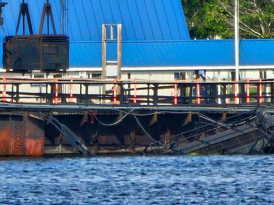 Badger ramp system collapsed Ray LeMieux Facebook