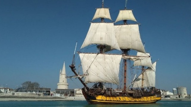 replica Russian sailing ship
