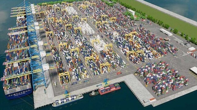 Vietnam container port