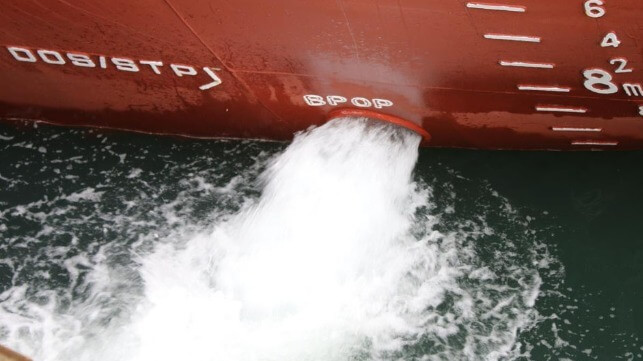 Ballast water discharge