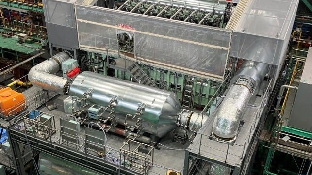 ammonia co-fired marine engine