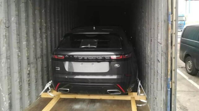 stolen cars in containers