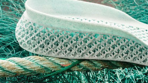 shoes from recycled ocean plastic