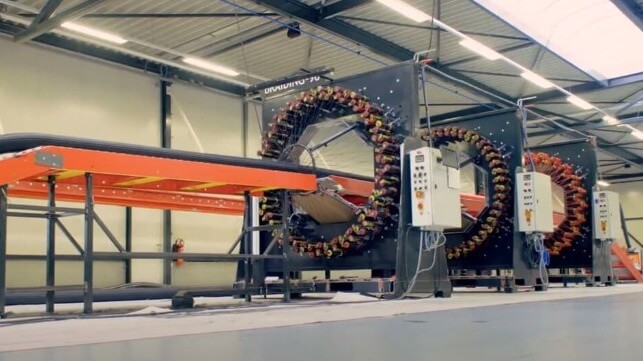 Braided covering machines on FibreMax's assembly line (FibreMax)