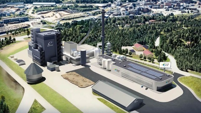 e-methanol production plant in Sweden
