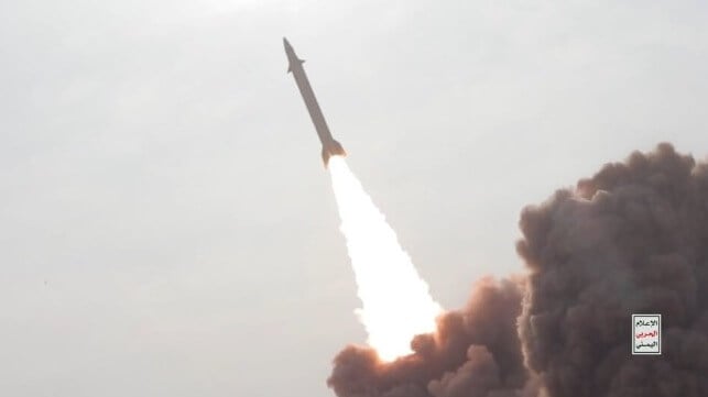 Houthi missile launch
