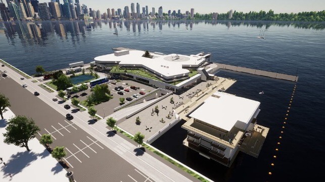 floating cruise terminal