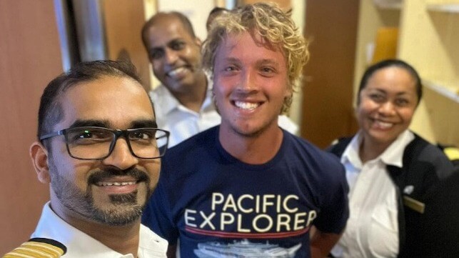 Cruise Ship Rescues Man Attempting Solo Pacific Row from Overturned Boat 1 Pacific rescue