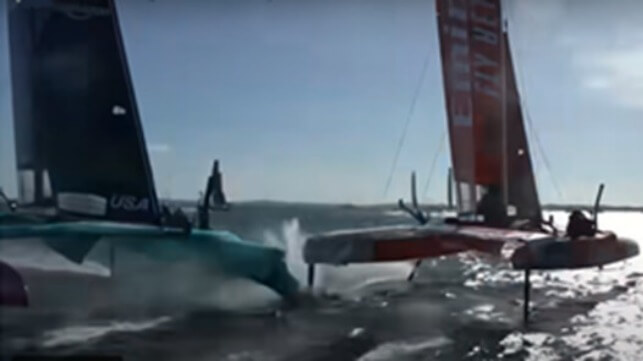 racing boat collision