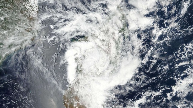 Tropical Cyclone Hits Mozambique Channel