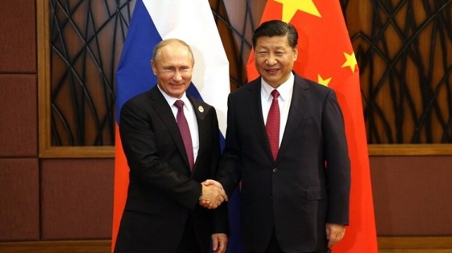 Xi Jinping with Putin