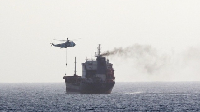 Iranian forces board tanker in the Persian Gulf