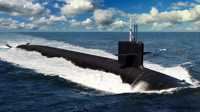 The future Columbia-class ballistic missile submarine (General Dynamics)