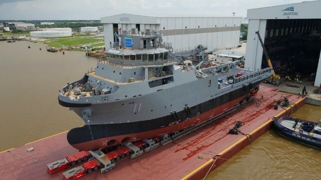 Navy tug launch
