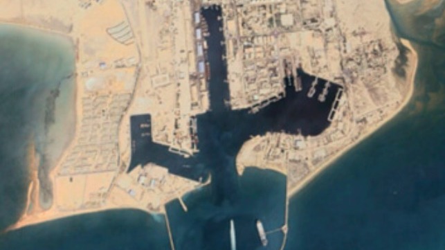 Bandar Abbas naval basin (Sentinel-2 file image)