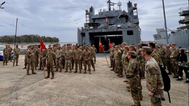 U.S. Army Besson landing craft