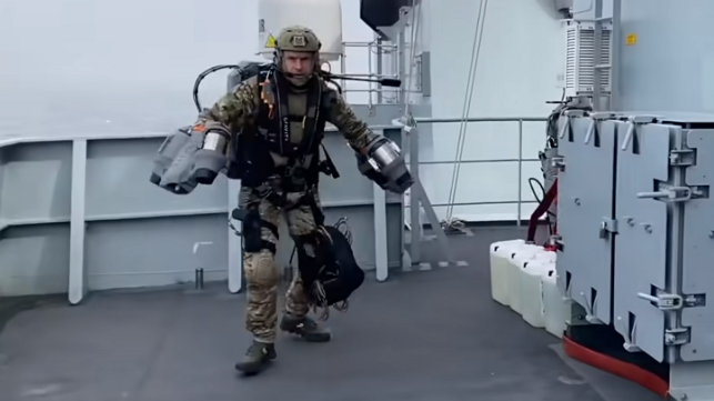 Royal marines jetpack