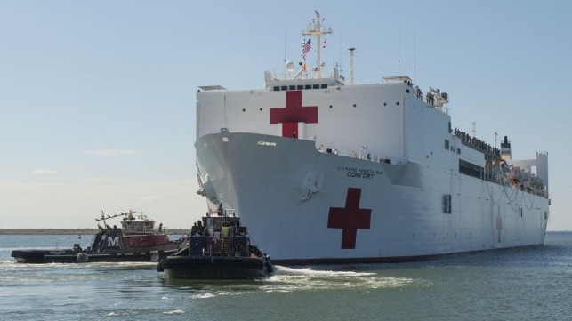 U S Dispatches Hospital Ship To Help Venezuelan Refugees