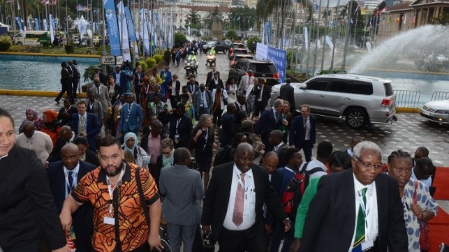 Delegates attending the Sustainable Blue Economy Conference