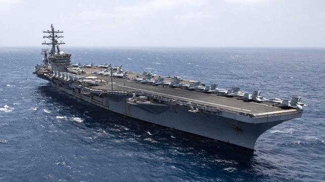 USS Dwight D Eisenhower and San Jacinto set new record longer number of days at sea for U.S. Navy