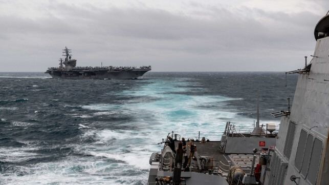 USS Eisenhower under way (USN file image)
