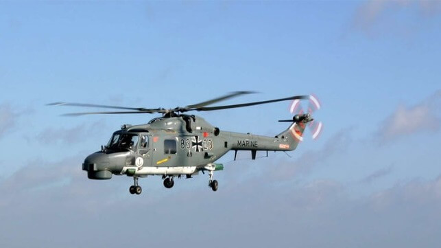 German military helicopter