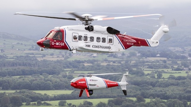 Drone joins UK HM Coastguard search teams