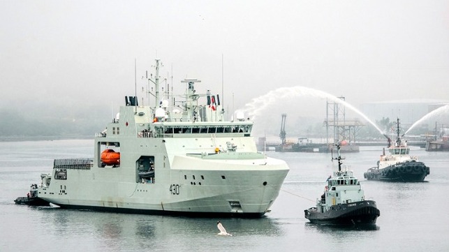 first Arctic and Offshore Patrol Ship delivered to Government of Canada