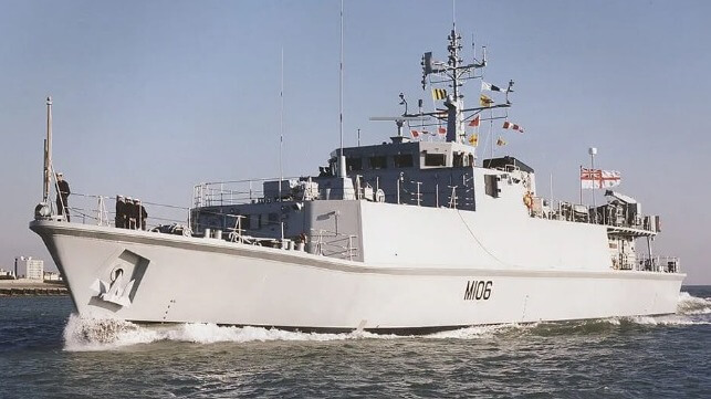 Royal Navy minesweeper