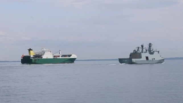 Military escort Baltic