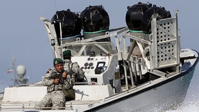 IRGC minelaying boat (Fars / IRGC)