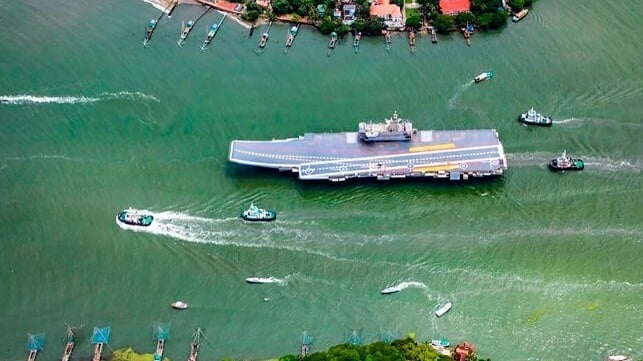 Carrier INS Vikrant, 2022 (Indian Navy via AP)