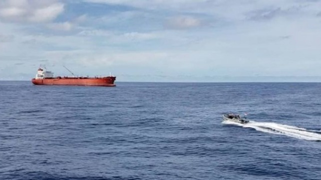 man overboard recovered in Indonesia