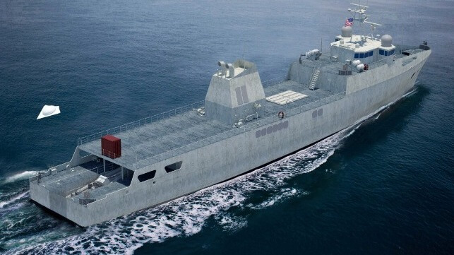 A conceptual rendering of an LUSV proposal (Austal USA)