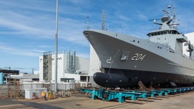 Australian patrol ship