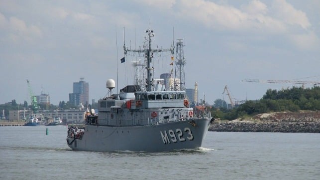 The minehunter Narcis, now renamed Mariupol (file image courtesy Lithuanian Defense Ministry)