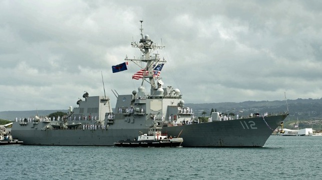 Navy destroyer crew has COVID-19