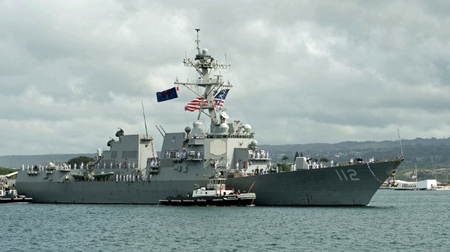 Navy destroyer crew has COVID-19