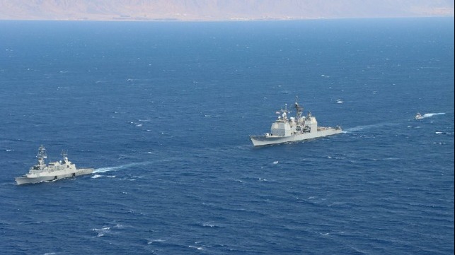 US and Israel joint naval exercise in the Red Sea