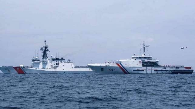 US Cost Guard joint maneuvers in the Philippines
